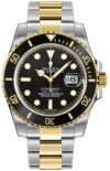 Rolex Submariner Black Dial on Oyster Ref 116613LN with New Style Card White  2017
