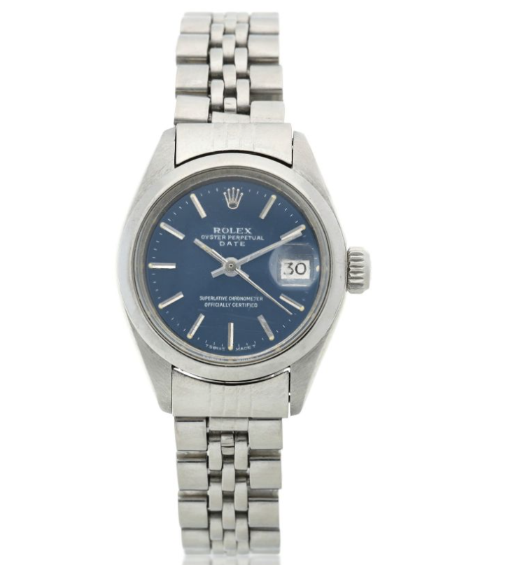 19138688_cusz6tum52xc0ix1drdrnxn44rod.png Rolex Oyster Perpetual Date Blue Dial on Jubilee Ref 6916 - Image 1