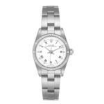 Rolex Oyster Perpetual White Roman Dial on Oyster Ref 76030