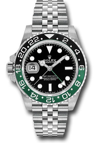 19138699_66pund10d2zvrdn0cbgddkmnk24m.jpg Rolex GMT-Master II "Sprite" Black Dial on Jubilee Ref 126720VTNR with New Style Card Green 2025 - Image 1