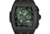 Hublot Spirit of Big Bang B/P Black With Green Markers Dial on Leather/Rubber Ref 601.CG.0190.LR with Card  2020