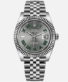 Rolex Datejust Slate Green Roman Dial on Jubilee Ref 126334 with New Style Card Green  2025