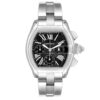 Cartier Roadster XL Chrono Black Roman Numerals Dial Ref 2618 with Papers  2010