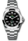 Rolex Air-King Black Dial on Oyster Ref 126900 with New Style Card Green  2022