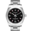 Rolex Oyster Perpetual Black / Pink Markers Dial on Oyster Ref 177200