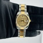 Rolex Datejust Champagne Stick Dial on Oyster Ref 116233
