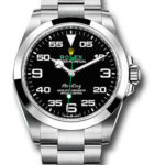 Rolex Air-King Black Dial on Oyster Ref 126900 with New Style Card Green  2023