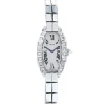 Cartier Tonneau Silver Roman Dial on Wg Ref 2545