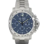 Panerai Luminor Chrono Daylight Blue Dial on Titanium Ref PAM00327/OP6779