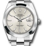 Rolex Datejust Silver Dial on Oyster Ref 126300 with New Style Card Green  2025