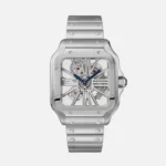 Cartier Santos Skeleton Skeleton Dial Ref 4109 with Papers