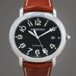 Audemars Piguet Millenary Black  Dial on Leather Ref 15016ST