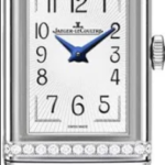 Jaeger Le Coultre Reverso B/M White Arabic Dial on 5 Row Links Ref 201.8.47 with Manuals Only