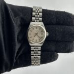 Rolex Oyster Perpetual Date Silver Stick Dial on Jubilee Ref 6917 with Papers