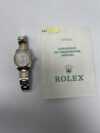 Rolex Oyster Perpetual  White Roman Dial on Oyster Ref 67193 with Papers  1997 - Image 4