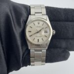 Rolex Datejust Silver Stick Dial on Oyster Ref 1601