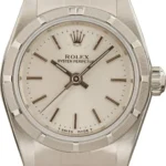 Rolex Oyster Perpetual Silver Dial on Oyster Ref 76030 with Papers  2000