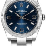 Rolex Air-King Blue Dial on Oyster Ref 114210