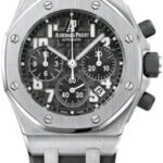 Audemars Piguet Royal Oak Offshore Black Arabic Chrono Dial on Rubber Ref 26283ST