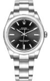 Rolex Oyster Perpetual Black Dial on Oyster Ref 114200 with New Style Card White  2019
