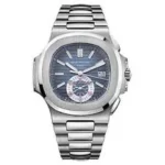 Patek Philippe Nautilus Blue Dial on Bracelet Ref 5980/1A-001 with Papers  2008