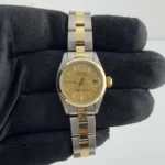 Rolex Datejust Champagne Stick Dial on Oyster Ref 6917 with Papers  1978