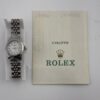 Rolex Oyster Perpetual White Roman Dial on Jubilee Ref 67194 with Papers  1990 - Image 4