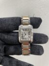 Cartier Tank Anglaise Small Silver Roman Dial on 2 Tone Ref 3485 - Image 2