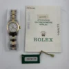 Rolex Oyster Perpetual  White Roman Dial on Oyster Ref 67193 with Papers  1992 - Image 4