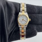 Rolex Oyster Perpetual  White Roman Dial on Oyster Ref 67193 with Papers  1992