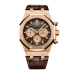 Audemars Piguet Royal Oak Chrono Brown Dial on Leather Ref 26331OR.OO.D821CR.01 with Card  2021