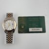 Rolex Datejust 41 Silver Fluted Motif  Dial on Jubilee Ref 126301 with New Style Card Green  2023 - Image 5