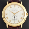 Audemars Piguet Jules Ivory Roman Dial on Leather Ref 15056OR