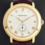 Audemars Piguet Jules Ivory Roman Dial on Leather Ref 15056OR