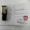 Cartier Tank Americaine XL Silver Roman Dial on Leather Ref 2927 with Papers  2009 - Image 5