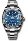 Rolex Sky Dweller Blue Dial on Oyster Ref 326934 with New Style Card White  2020