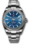 Rolex Sky Dweller Blue Dial on Oyster Ref 326934 with New Style Card White  2020