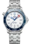 Omega Seamaster Diver 300M White Dial on Bracelet Ref 210.30.42.20.04.002 with Card
