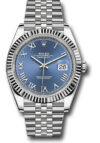 Rolex Datejust Blue Roman Dial on Jubilee Ref 126334 with New Style Card Green  2026