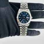 Rolex Datejust Blue Index Dial on Jubilee Ref 126300 with New Style Card Green  2022