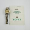 Rolex Datejust Lady Champagne Stick Dial on Jubilee Ref 69173 with Papers  1989 - Image 7