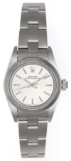 Rolex Oyster Perpetual Silver Dial on Oyster Ref 67180 with Papers  1996