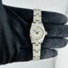 Rolex Oyster Perpetual Silver Dial on Oyster Ref 67180 with Papers  1996 - Image 2
