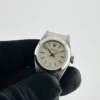 Rolex Oyster Perpetual Silver Dial on Oyster Ref 67180 with Papers  1996 - Image 3