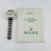 Rolex Datejust Lady Silver Stick Dial on Jubilee Ref 69174 with Papers  1988 - Image 5