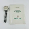 Rolex Datejust Lady Silver Stick Dial on Jubilee Ref 69174 with Papers  1988 - Image 5