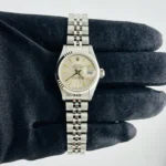 Rolex Datejust Lady Silver Stick Dial on Jubilee Ref 69174 with Papers  1988