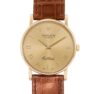 Rolex Cellini Gold Dial on Leather Ref 5115/8 with Card Old Green  2014