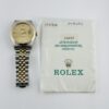 Rolex Datejust Champagne Stick Dial on D Link Jubilee Ref 16233 with Papers  1991 - Image 5