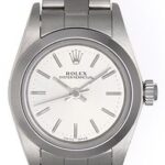 Rolex Oyster Perpetual Silver Dial on Oyster Ref 67180